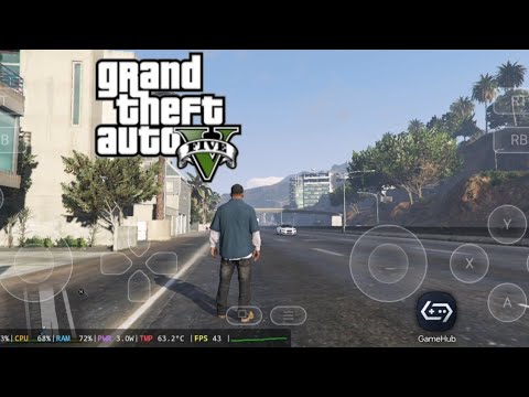 GTA V Gameplay (HD) Gamehub 5.3.5 (Windows Emulator) Android