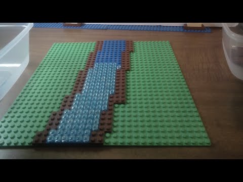 How to build a Lego river.