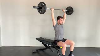Seated BB Shoulder Press