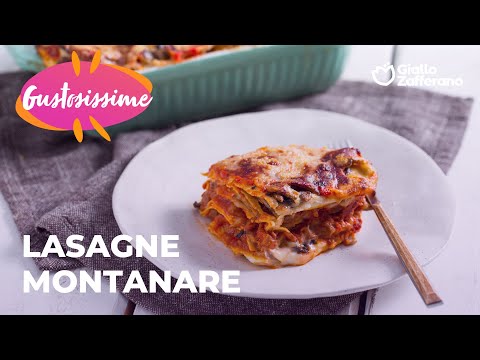 LASAGNE MONTANARE...con FUNGHI e RAGÙ di SALSICCIA🥰🍄
