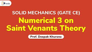 Problem on Saint Venants Theory | Theories of Failure | GATE Solid Mechanics | GATE Machine Design