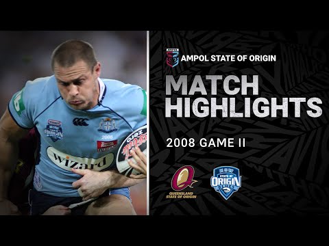 NRL Highlights | QLD Maroons v NSW Blues Match Highlights | Game II, 2008 | State of Origin | NRL