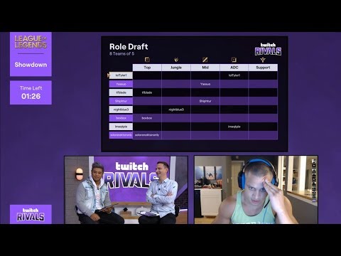 DRAFTING MY TWITCH RIVALS TEAM