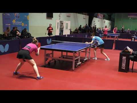 DMITRIENKO - IVAKHINA #MOSCOW #Championships 2020 #RUSSIAN #tabletennis #настольныйтеннис