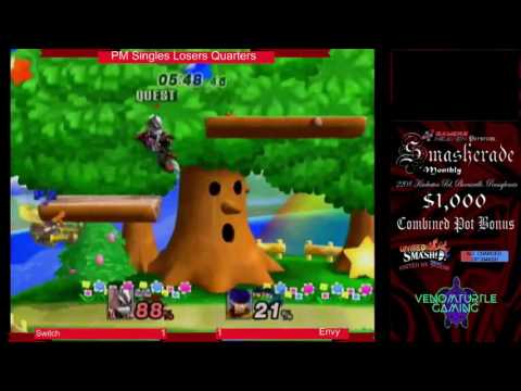 Smasherade Project M Singles Losers Quarters Envy vs Switch