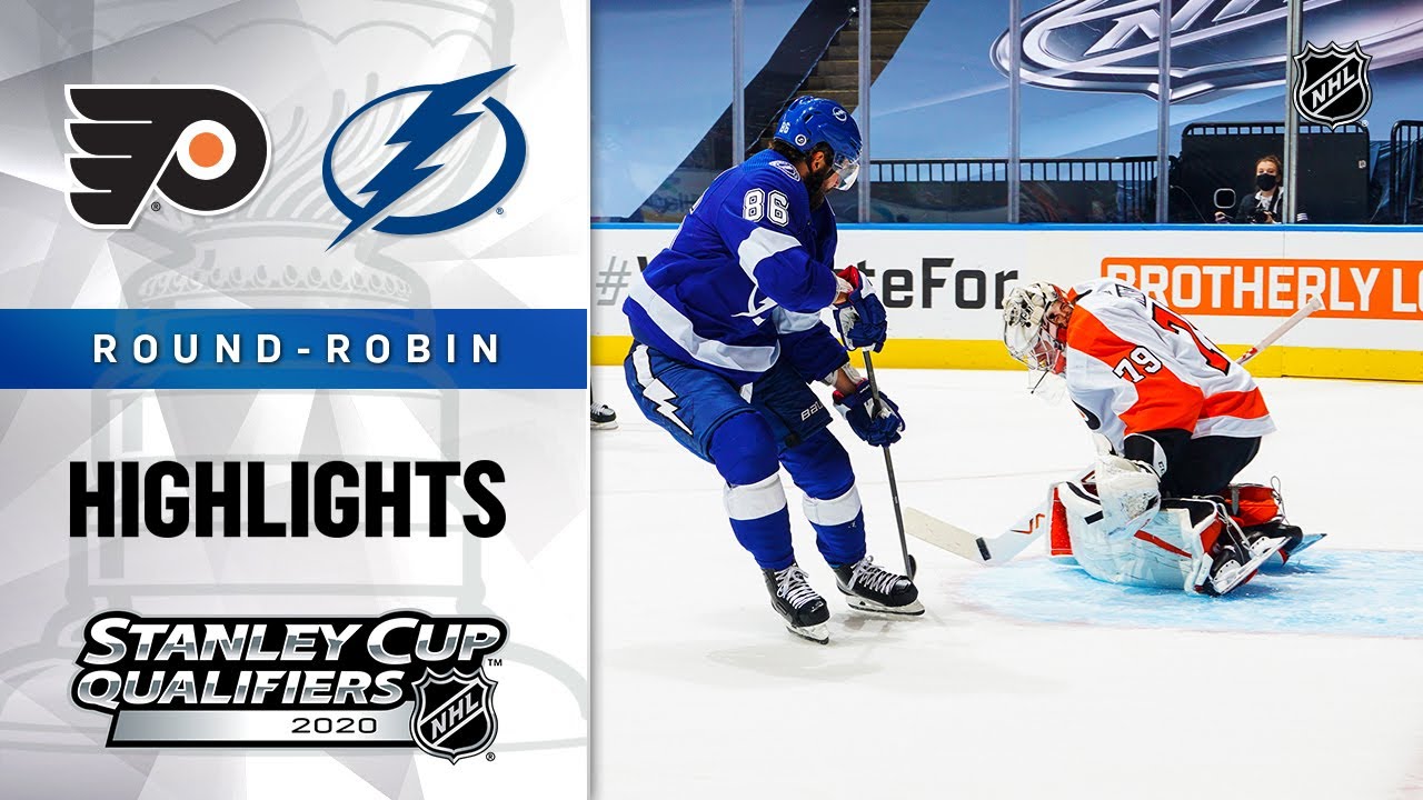 NHL Highlights | Flyers @ Lightning, Round Robin - Aug. 8, 2020