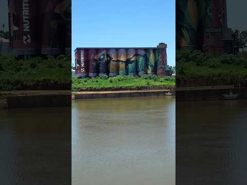 Rio Taquari com sua Bela obra #riograndedosul #turistando #music