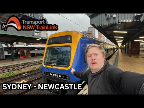 Sydney to Newcastle in Economy by NSW TrainLink Xplorer Train – Scenic Rail Journey!