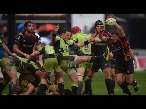 Newport Gwent Dragons vs Northampton Saints - LV= Cup 2013/14