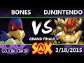S X DJ Nintendo Bowser Vs Bones Falco SSBM Grand Finals Smash Melee