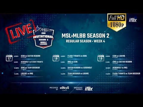 🔴[LIVE - FULL HD 1080P] LOUVRE vs RRQ | MOBILE STAR LEAGUE (MSL) SEASON 2 | WEEK 4 DAY 1