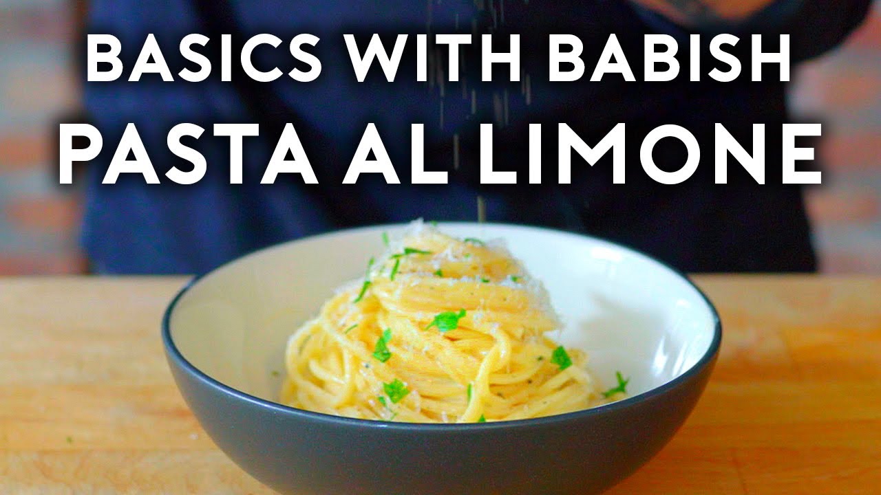 Pasta Al Limone Basics with Babish