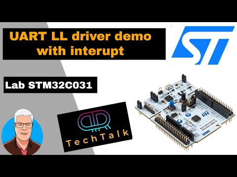 STM32C0 UART project using LL Driver
