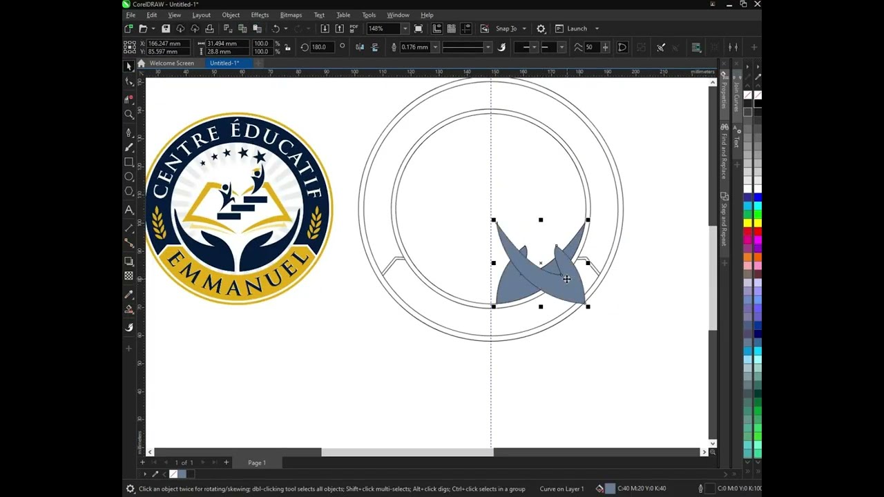 How to Design a Professional Logo in CorelDRAW | Step-by-Step Tutorial