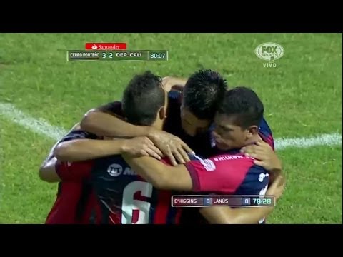 Cerro Porteño 3 - 2 Deportivo Cali Copa Libertadores 2014
