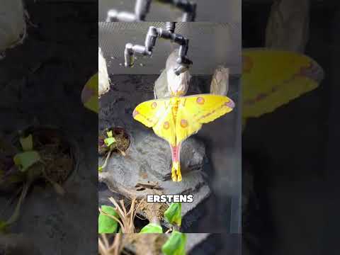 Welche weiße Flüssigkeit kommt aus einem Schmetterling? #tiere #shorts