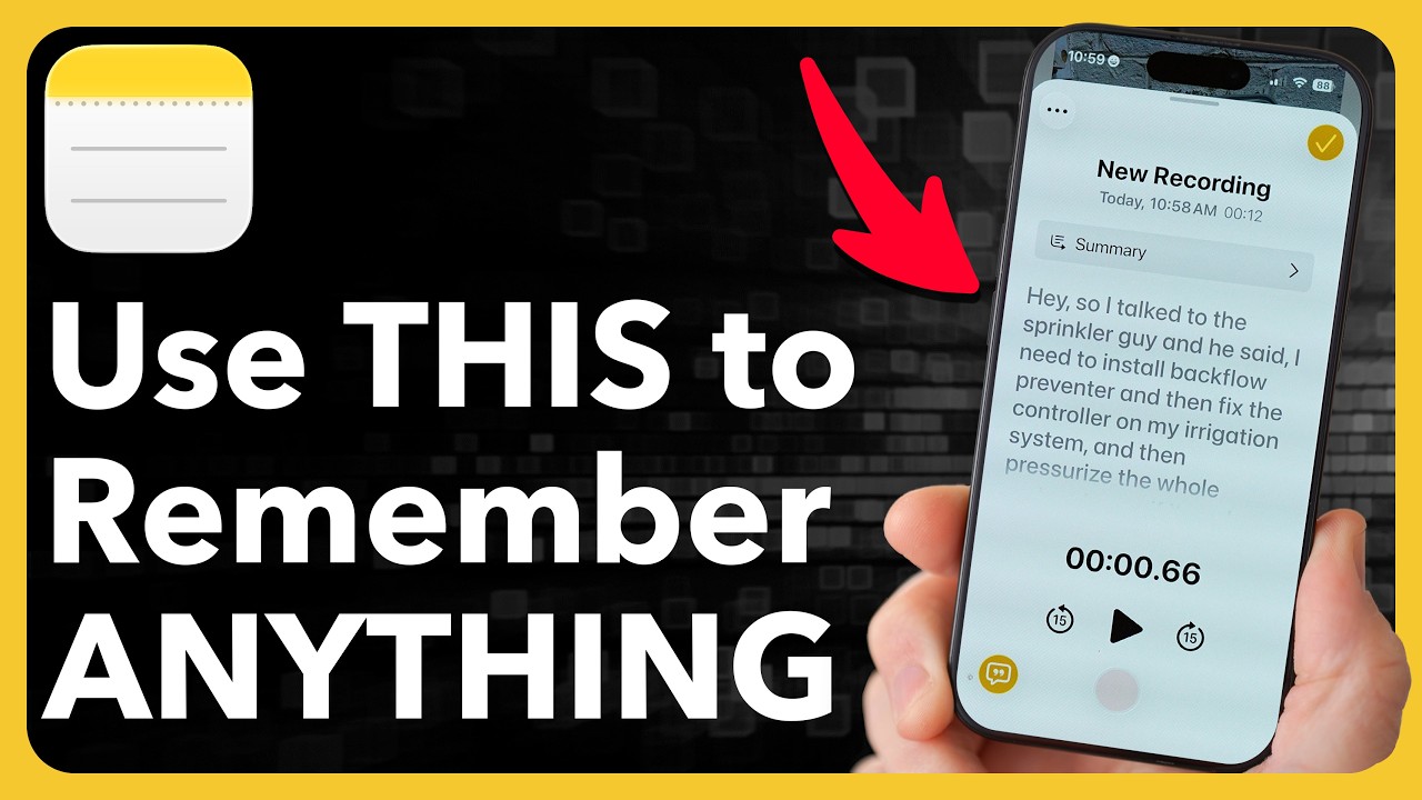 THIS Apple Notes Feature Helps You Remember ANYTHING!