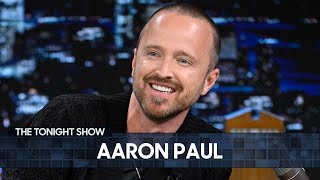 Aaron Paul Asked Bryan Cranston to Be Godfather to His New Baby | The Tonight Show video