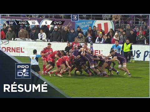 PRO D2 - Résumé SA XV Charente-Oyonnax Rugby: 15-20 - J13 - Saison 2022/2023
