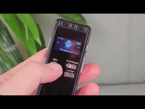 64GB NekSide - Voice Activated Recorder 3072Kpbs HD Dual MIC Tape Recorder with Noise Reduction