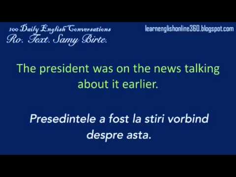 Conversatii în Englezā. Lectia. 93. Ai vazut stirile azi?