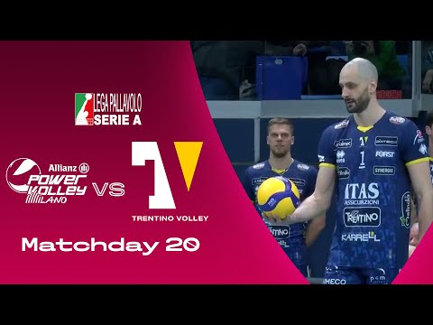 Milano vs Trentino | Highlights | SuperLega | Matchday 20