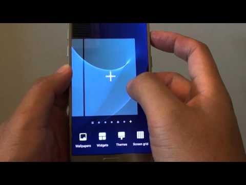 Samsung Galaxy S7: How to Add / Remove a Home Screen Page