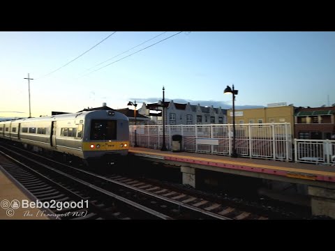 MTA Long Island RR M3/M7/M9 EMU on the Port Washington Train at Broadway Station, Queens, NY