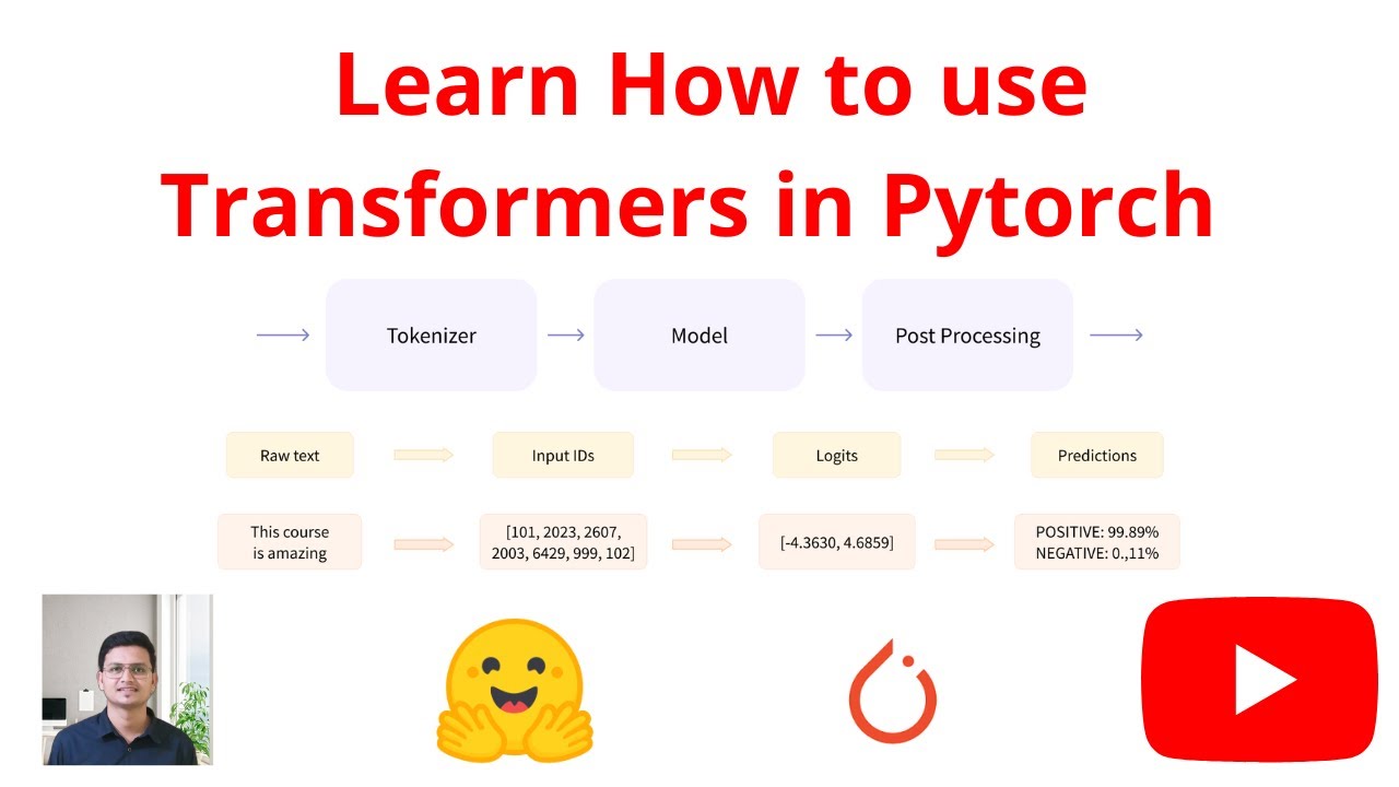 Learn How to Use Huggingface Transformer in Pytorch | NLP | Python | Code | NLP Beginner to Advanced