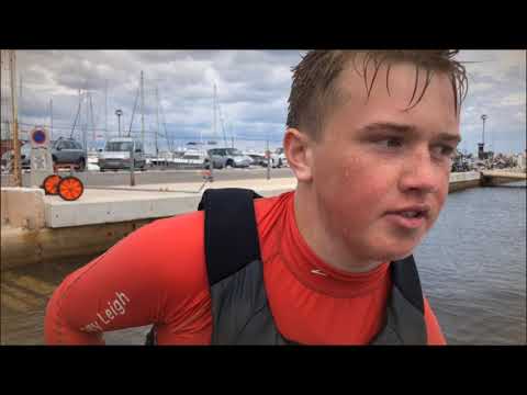 2019 Laser 4.7 Youth Europeans - Day 1 - Harvey Leigh GBR