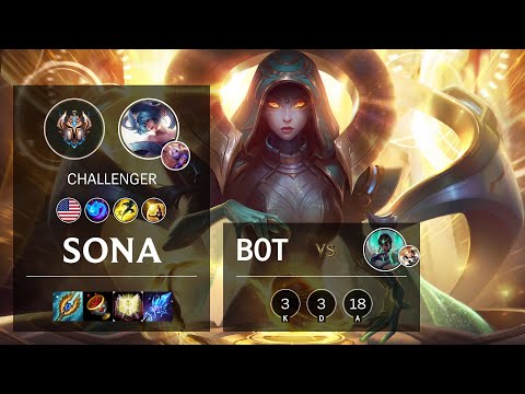 Sona Bot vs Karma - NA Challenger Patch 10.22