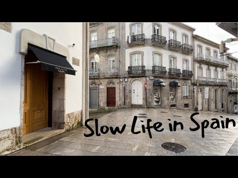 Spain Vlog:Walking tour in Vigo Spain,Exploring slow life in Spain