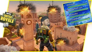 20+ PEOPLE DROPPING AT TITLED! ONLY 4 SURVIVE! - FortNite Battle Royale Ep.113