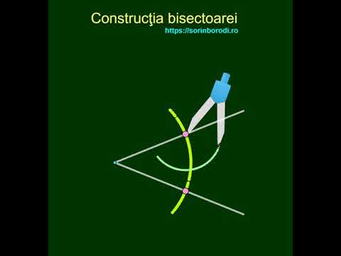 Constructia bisectoarei