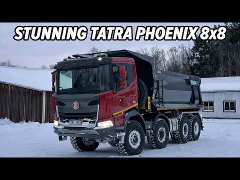 TATRA PHOENIX GOING FOR A SPIN IN SNOWY SWEDEN