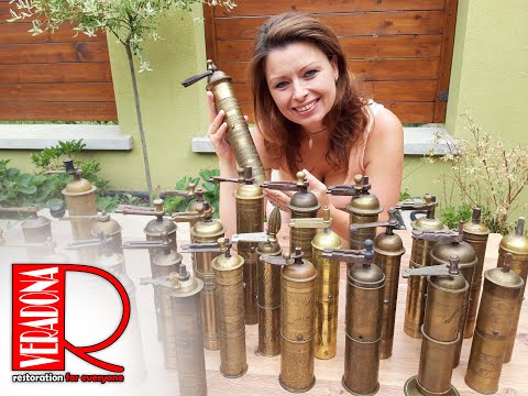 My collection of antique coffee grinders