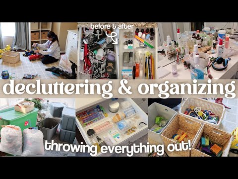 EXTREME DECLUTTER WITH ME | Decluttering my entire house! | Throwing everything i own OUT!