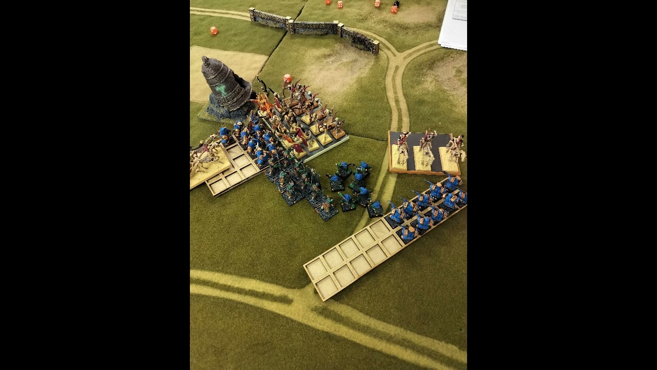 Warhammer The Old World Chaos Dwarfs vs Tomb Kings Royal Host