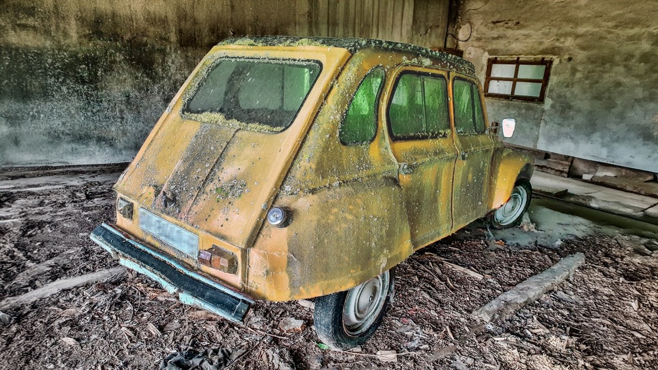 Rescato un CITROEN 2CV Abandonado durante 27 Años | Antes y Después