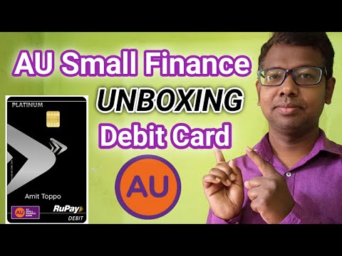 au small finance bank debit card unboxing|au small finance rupay debitcard unboxing|rupay platinum