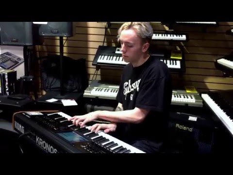 Connor Demos new Korg Kronos Music Workstation