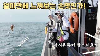 얼마만에 느껴보는 손맛인가?😆 겨울철에도 우럭 노래미가 쏟아진다🐟 | 초보자도 느나느나 가능한 채비법 | 낚시 유튜버 맞으세요? | 태안 하늘에 🛥️ |
