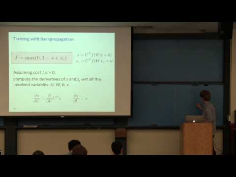 CS224D Lecture 5 - Lectures from 2015