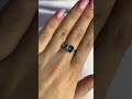 Серебряное кольцо с топазом Лондон Блю 1.594ct