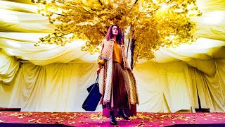 在疫情前的時裝秀預告與現場