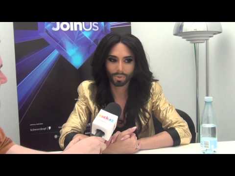 ESCKAZ in Copenhagen: Conchita Wurst (Austria) interview