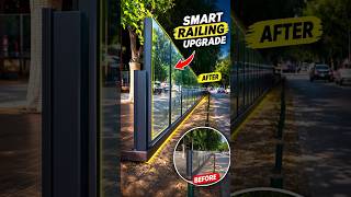 Smart Glass Railing Idea #USA #Shorts #Business