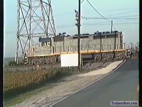 Classic Railroad Series 636 - CSX and Conrail at Vickers Crossing, OH July 1992