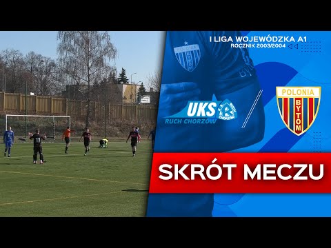 Skrót A1: UKS Ruch Chorzów - BS Polonia Bytom 0:2 (0:1) 19.03.2022