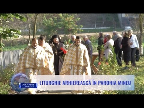 Liturghie arhierească în Parohia Mineu